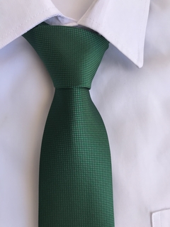 Gravata Verde Verde Bandeira - (Slim e Semi Slim)