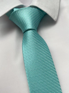 Gravata Verde Tifany Super Slim