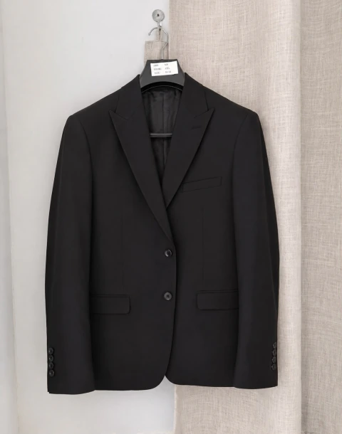 Terno Masculino Preto Poliviscose Luxo Premium