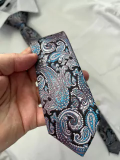 Gravata Slim Kashmir Paisley - 2400 fios - comprar online