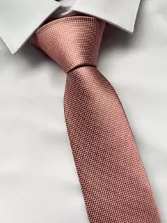 Gravata Rose Gold Semi Slim