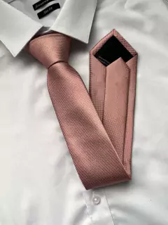 Gravata Rose Gold Semi Slim - DF Gravatas 