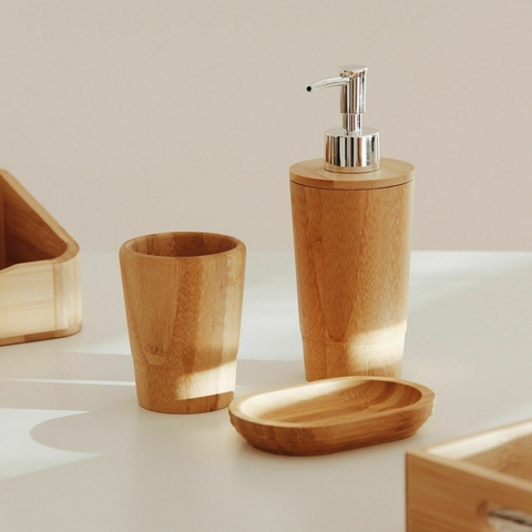 Set de Baño Bambu Conico
