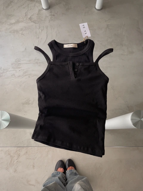 Musculosa Lunea + Venus || negra