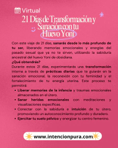 Yoni egg Mini de Obsidiana + 21 días Sanación de Útero - comprar online