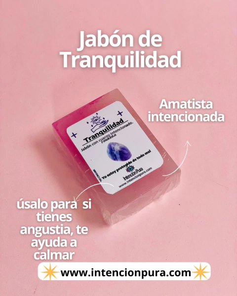 Jabón intencionado con Amatista Calma y Tranquilidad