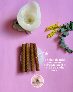 4 VELAS DE MIEL - comprar online