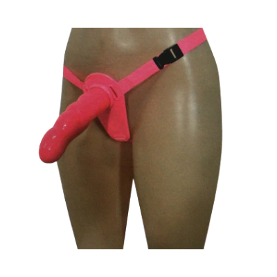 Arnes con dildo Monchi Rosa 15x3,5 cm