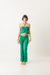 Calça flare Verde - comprar online
