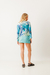 Blusa Eclat acqua - TONTOLLĒ