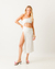 Vestido one shoulder blanc na internet