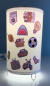 Velador calco con stickers