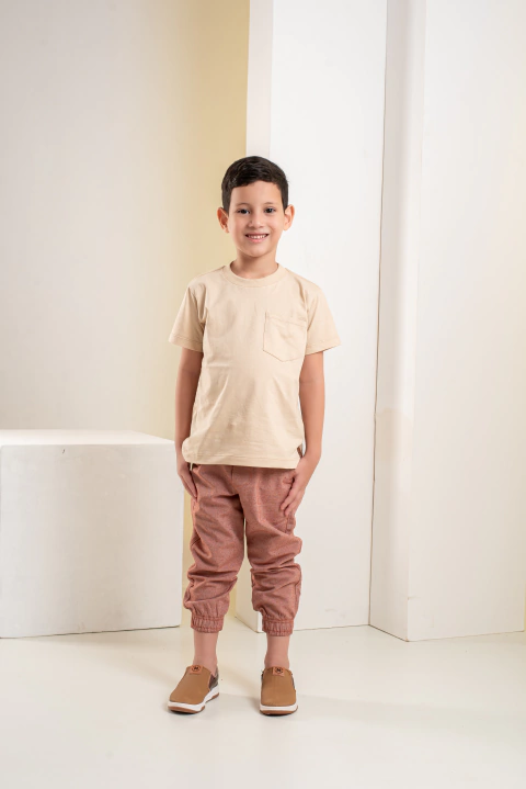 Calça Social Jogger Terra Cota - comprar online