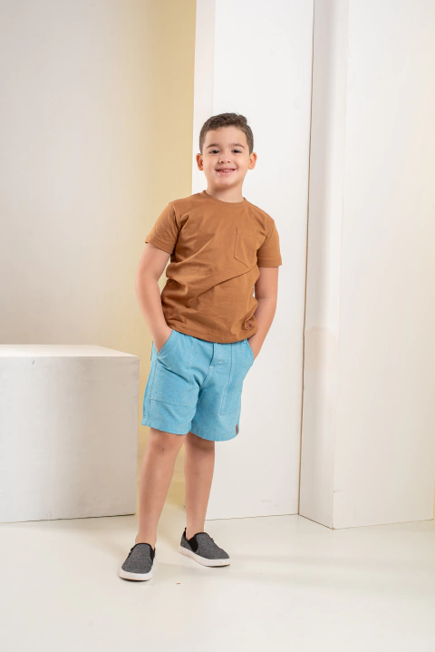 Short Social Regulável Azul - comprar online