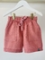 Short Moletom Bolso Regulável Rose - comprar online