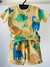 Short Moleton Nude Estampado Dinos na internet
