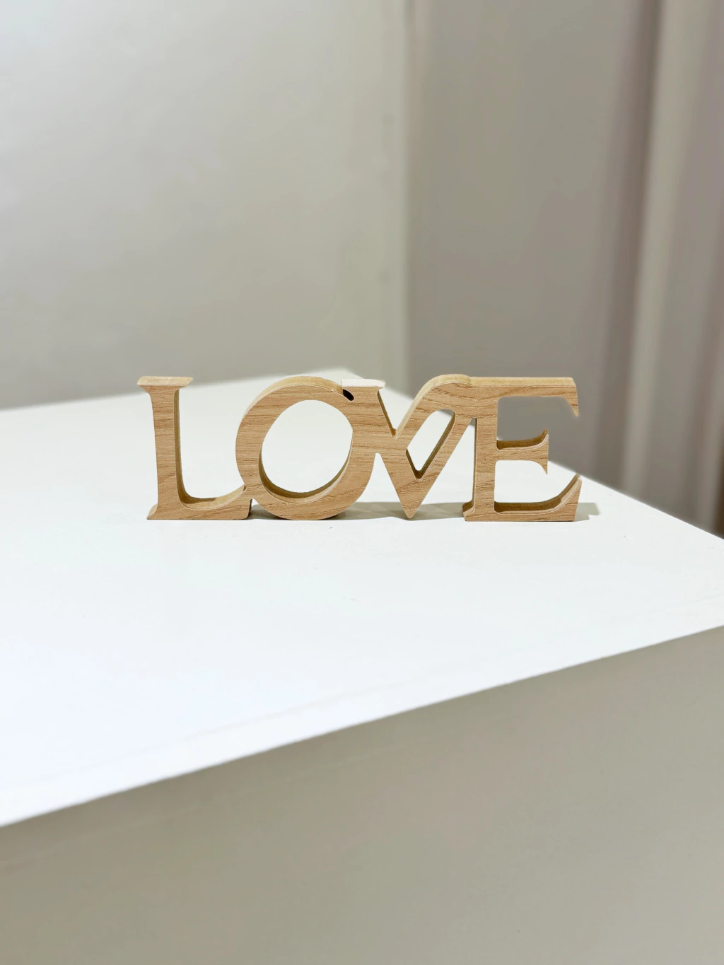 Palabra LOVE marron