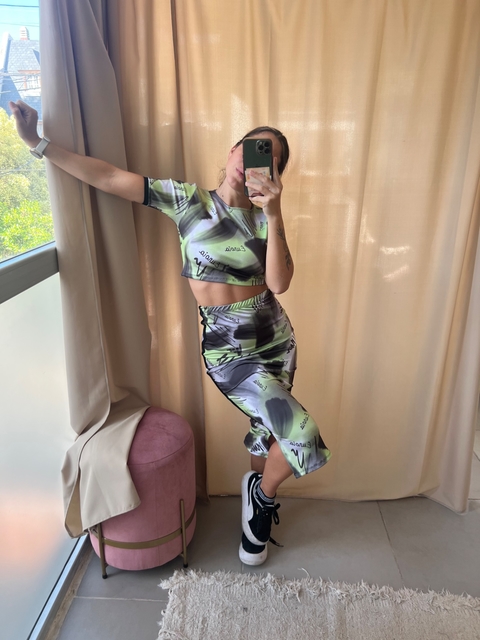 POLLERA MENTA