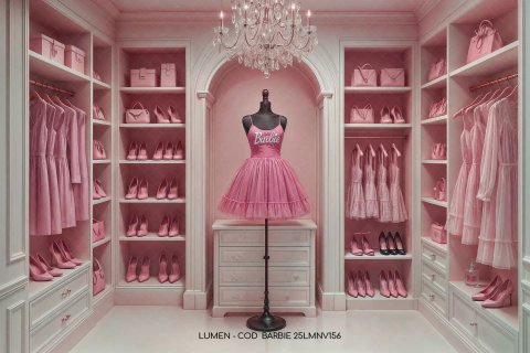 FUNDO FOTOGRÁFICO BARBIE 25LMNV156 - comprar online