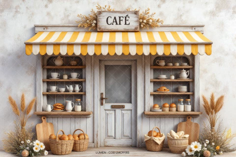 FUNDO FOTOGRÁFICO COFFE LMCFF013 - comprar online