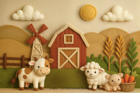 FUNDO FOTOGRÁFICO FAZENDINHA 25LMNV135 - comprar online