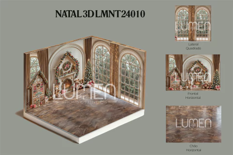 FUNDO FOTOGRÁFICO NATAL 3D LMNT2401023D