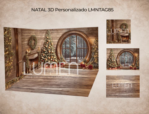 FUNDO FOTOGRÁFICO NATAL 3D LMNTAG853D