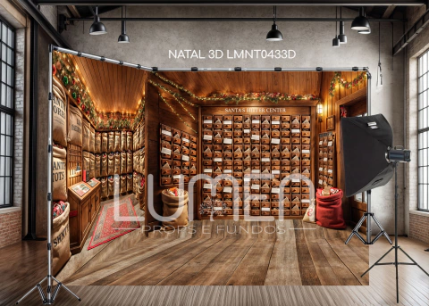 FUNDO FOTOGRÁFICO NATAL 3D LMNT0433D