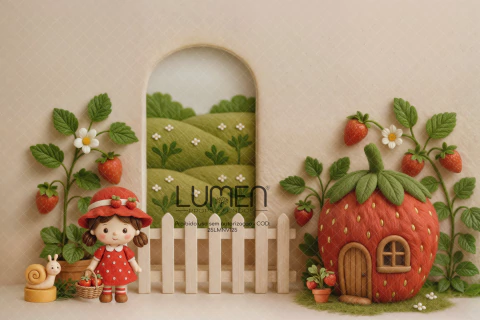 FUNDO FOTOGRÁFICO MORANGUINHO 25LMNV125 - comprar online