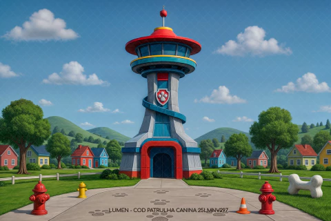 FUNDO FOTOGRÁFICO PATRULHA CANINA 25LMNV297 - comprar online