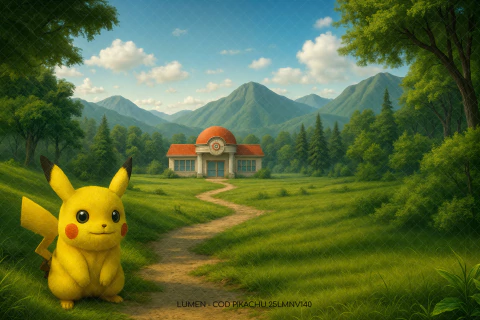 FUNDO FOTOGRÁFICO PIKACHU 25LMNV140 - comprar online