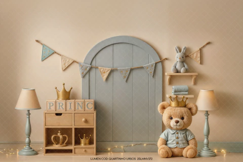 FUNDO FOTOGRÁFICO QUARTINHO URSOS 25LMNV372 - comprar online