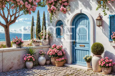 FUNDO FOTOGRÁFICO SANTORINI LMSNT011