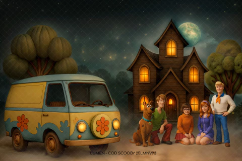 FUNDO FOTOGRÁFICO SCOOBY 25LMNV93 - comprar online