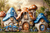 Fundo Fotográfico SMURFS LMSMF01