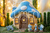 Fundo Fotográfico SMURFS LMSMF11