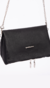 BANDOLERA IBIZA REPTIL NEGRO