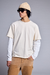 Beige Layer Tee - comprar online
