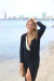 Ábito Camisero FORMENTERA Negro - Flavia Palmiero