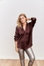 Blusa TOSCANA Marrón Chocolate - Flavia Palmiero