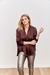 Blusa TOSCANA Marrón Chocolate - comprar online