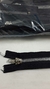 Cierre metalico Negro 20 cm x 100 unidades - comprar online