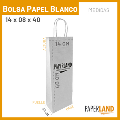 Bolsas de Papel 14x08x40 Personalizadas en internet