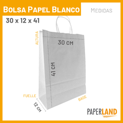 Bolsas de Papel 30x12x41cm Lisas en internet
