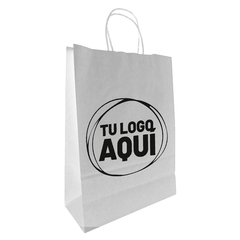 Bolsas de Papel 30x12x41 Personalizadas 1 Cara x 2 Colores