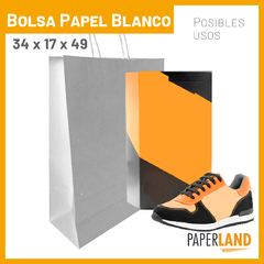 Bolsas de Papel 34x17x49cm Lisas - comprar online