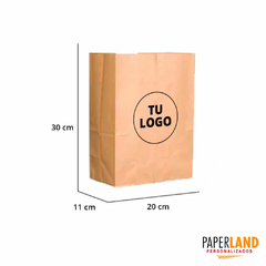 Bolsas Delivery 20x11X30 Personalizadas