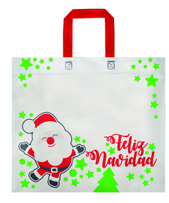 Bolsas Friselina Lisa 45x10x40 Navidad - Paperland Personalizados