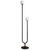 LUMINÁRIA DE CHÃO PÊNDULO C/ 2 GLOBOS Ø30X147CM 2L G9 / METAL E GLOBO Ø12CM / COLUNA DUPLA | USINA 16499