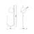 ABAJUR DAMA Ø15X53CM 1XG9 / GLOBO Ø12CM | USINA 16809/1 - loja online